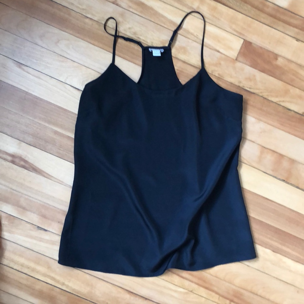 J Crew silky adjustable strap cami tank top